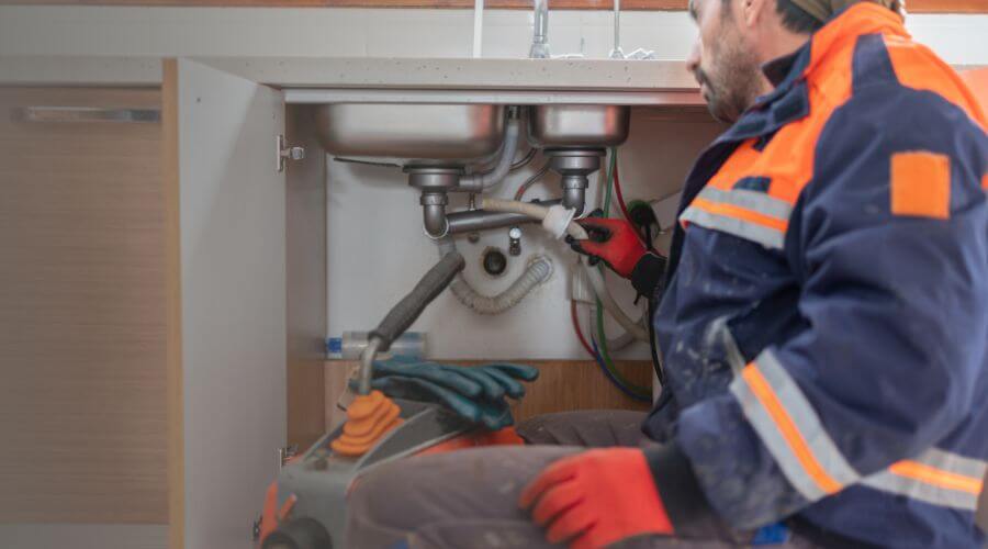 Professional slab leak plumber services in Falmouth, MI